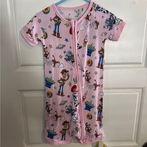 Little Sleepies Toy Story Bodysuit - Pink